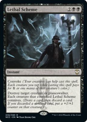 Lethal Scheme card from Commander: Streets of New Capenna