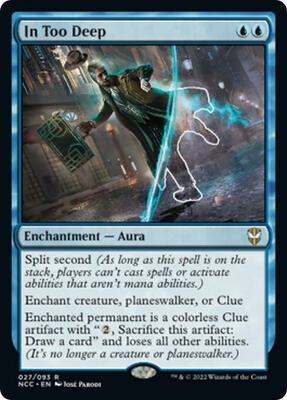 In Too Deep card from Commander: Streets of New Capenna
