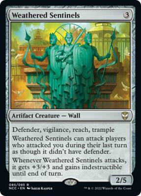 Weathered Sentinels card from Commander: Streets of New Capenna