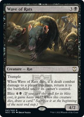 Wave of Rats card from Commander: Streets of New Capenna