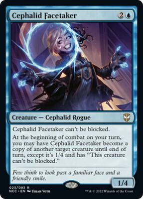 Cephalid Facetaker card from Commander: Streets of New Capenna