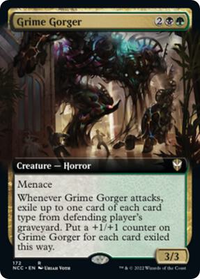 Grime Gorger (Extended Art) card from Commander: Streets of New Capenna