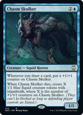 Chasm Skulker card from Commander: Streets of New Capenna