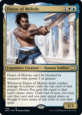 Daxos of Meletis card from Commander: Streets of New Capenna