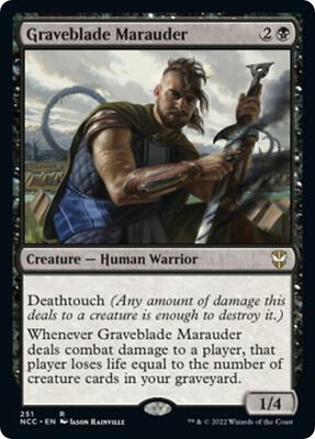 Graveblade Marauder card from Commander: Streets of New Capenna