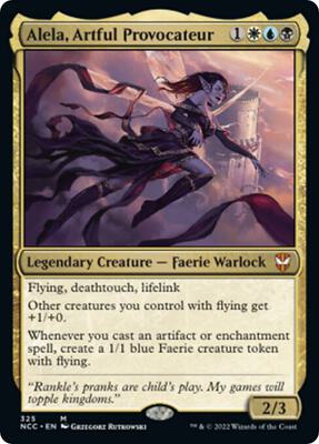 Alela, Artful Provocateur card from Commander: Streets of New Capenna