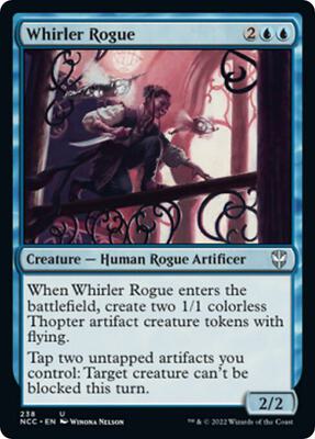 Whirler Rogue card from Commander: Streets of New Capenna