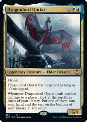 Dragonlord Ojutai card from Commander: Streets of New Capenna