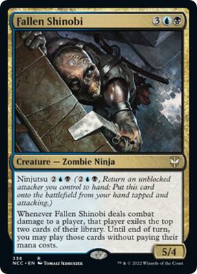 Fallen Shinobi card from Commander: Streets of New Capenna