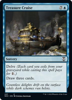 Treasure Cruise card from Commander: Streets of New Capenna
