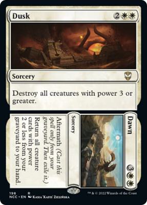 Dusk // Dawn card from Commander: Streets of New Capenna
