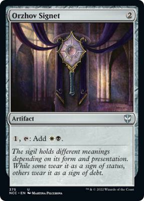 Orzhov Signet card from Commander: Streets of New Capenna