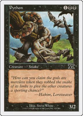 Python card from Classic Sixth Edition