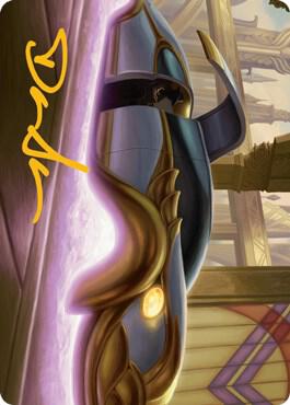 Mysterious Limousine Art Card (Gold-Stamped Signature) card from Art Series: Streets of New Capenna