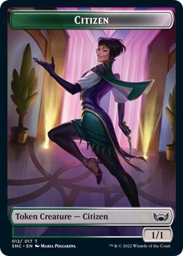 Citizen Token card from Streets of New Capenna