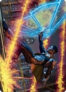 Wingshield Agent Art Card card from Art Series: Streets of New Capenna