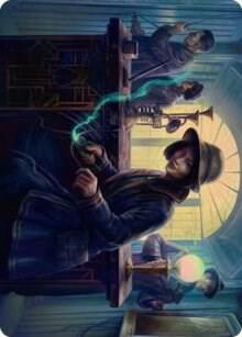 Wiretapping Art Card card from Art Series: Streets of New Capenna