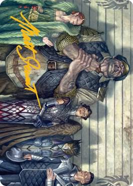 Rogues' Gallery Art Card (Gold-Stamped Signature) card from Art Series: Streets of New Capenna