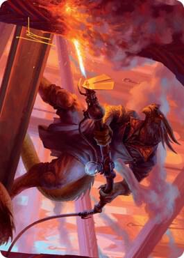 Plasma Jockey Art Card (Gold-Stamped Signature) card from Art Series: Streets of New Capenna