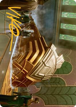 Capenna Express Art Card (Gold-Stamped Signature) card from Art Series: Streets of New Capenna