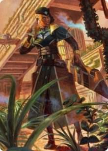 Vivien on the Hunt Art Card card from Art Series: Streets of New Capenna