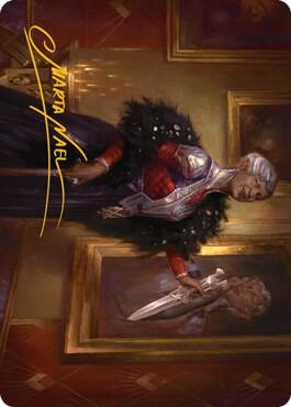 Evelyn, the Covetous Art Card (Gold-Stamped Signature) card from Art Series: Streets of New Capenna