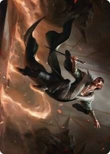 Fleetfoot Dancer Art Card card from Art Series: Streets of New Capenna