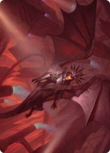Ziatora, the Incinerator Art Card card from Art Series: Streets of New Capenna