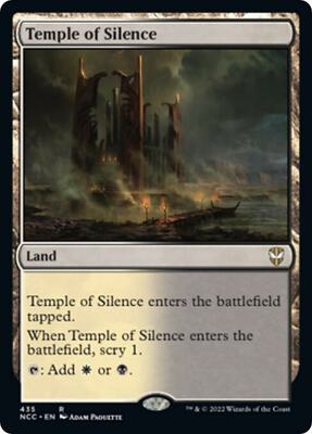 Temple of Silence card from Commander: Streets of New Capenna