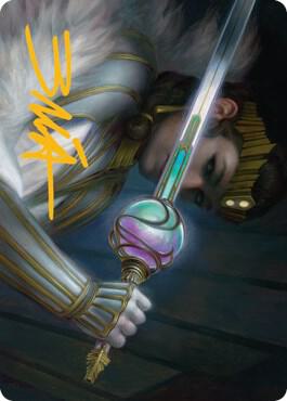 Luxior, Giada's Gift Art Card (Gold-Stamped Signature) card from Art Series: Streets of New Capenna