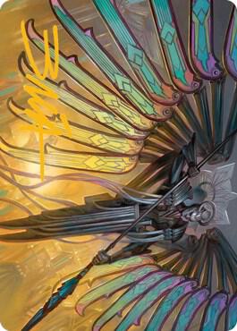 Paragon of Modernity Art Card (Gold-Stamped Signature) card from Art Series: Streets of New Capenna