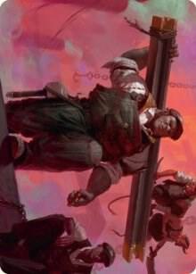The Beamtown Bullies Art Card card from Art Series: Streets of New Capenna