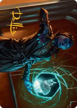 Kamiz, Obscura Oculus Art Card (Gold-Stamped Signature) card from Art Series: Streets of New Capenna
