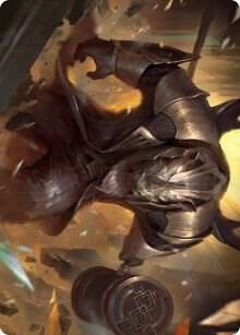 Perrie, the Pulverizer Art Card card from Art Series: Streets of New Capenna