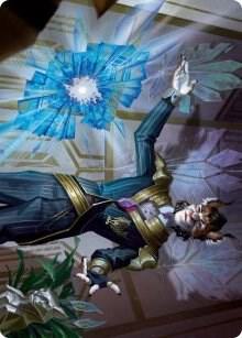 Kros, Defense Contractor Art Card card from Art Series: Streets of New Capenna