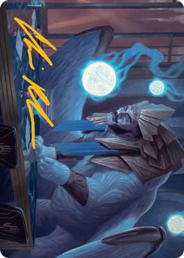 Tivit, Seller of Secrets Art Card (Gold-Stamped Signature) card from Art Series: Streets of New Capenna