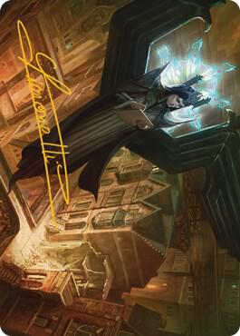 Angelic Sleuth Art Card (Gold-Stamped Signature) card from Art Series: Streets of New Capenna