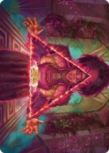 Seize the Spotlight Art Card card from Art Series: Streets of New Capenna