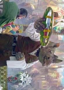 Killer Service Art Card card from Art Series: Streets of New Capenna
