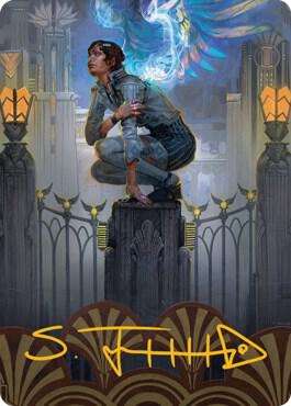 Giada, Font of Hope Art Card (65/81) (Gold-Stamped Signature) card from Art Series: Streets of New Capenna