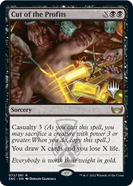 Cut of the Profits card from Promo Pack: Streets of New Capenna