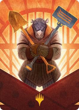 Mr. Orfeo, the Boulder Art Card (Gold-Stamped) card from Art Series: Streets of New Capenna