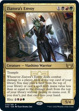 Ziatora's Envoy card from Promo Pack: Streets of New Capenna