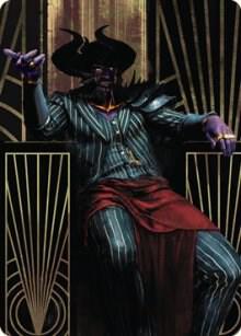 Ob Nixilis, the Adversary Art Card (71/81) card from Art Series: Streets of New Capenna