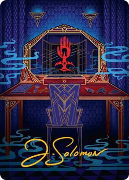 Obscura Charm Art Card (Gold-Stamped Signature) card from Art Series: Streets of New Capenna