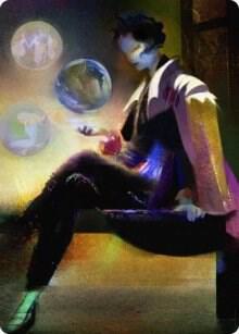Obscura Interceptor Art Card card from Art Series: Streets of New Capenna