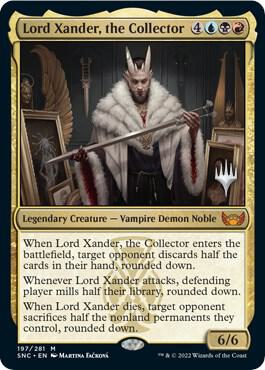 Lord Xander, the Collector card from Promo Pack: Streets of New Capenna