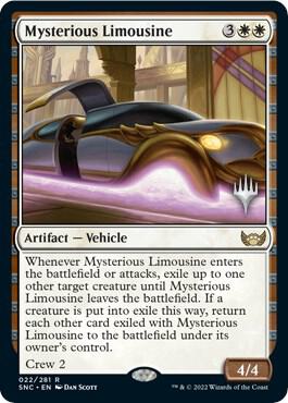 Mysterious Limousine card from Promo Pack: Streets of New Capenna