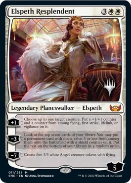 Elspeth Resplendent card from Promo Pack: Streets of New Capenna