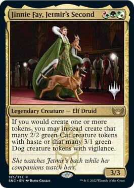 Jinnie Fay, Jetmir's Second card from Promo Pack: Streets of New Capenna